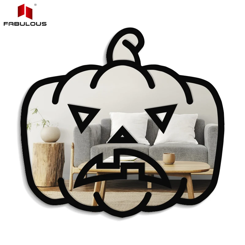 FABULOUS Tiktok popular printing acrylic mirror manufacturers design custom  shape cut holiday decorative mirror