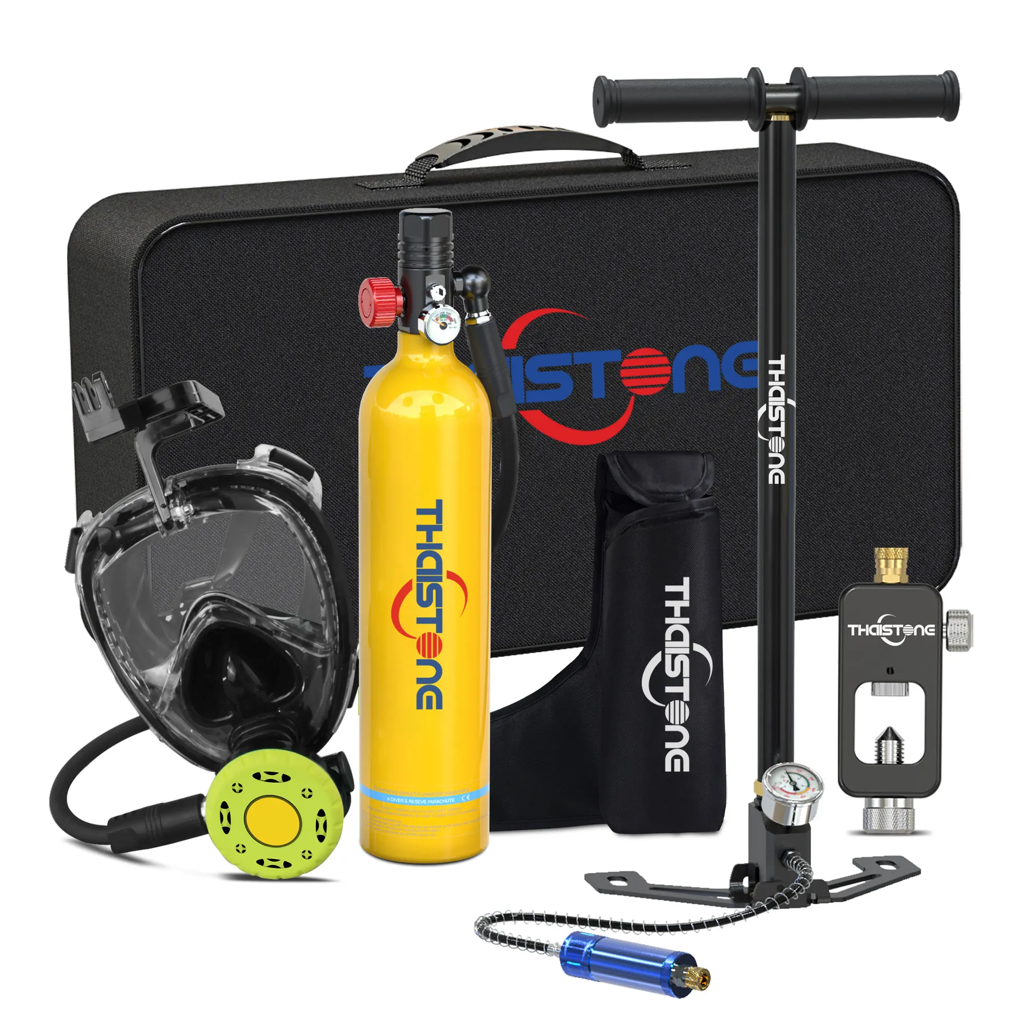 High Quality Thaistone M05A Portable 1.0L Aluminium Air Cylinder Diving Equipment for Underwater Sports
