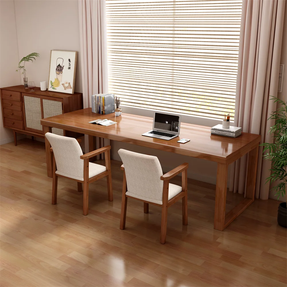 Семейная учебная библиотека книжный магазин читальный зал студенческий стол школьный из массива дерева мастерская компьютерная офисный большого размера