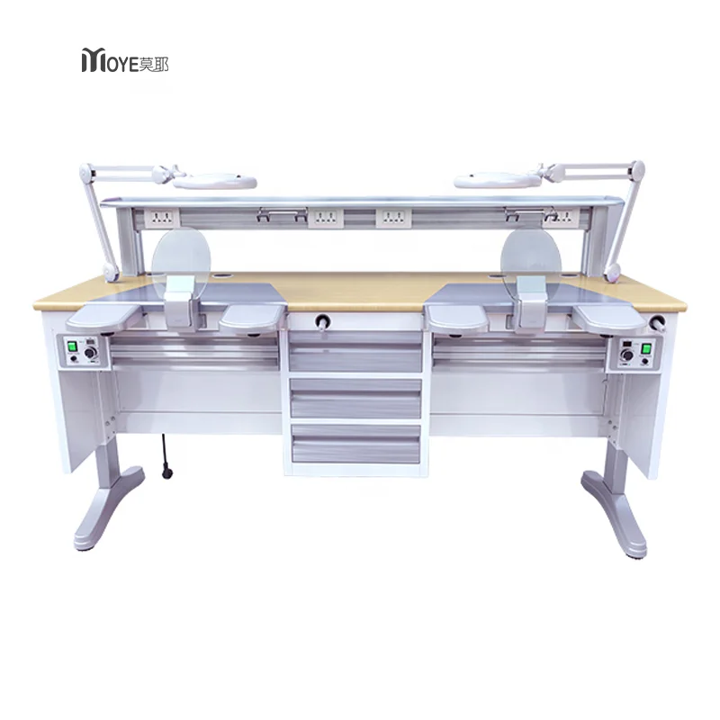Stainless and Marble Workbench Dental Lab Worktop Dental Workstations