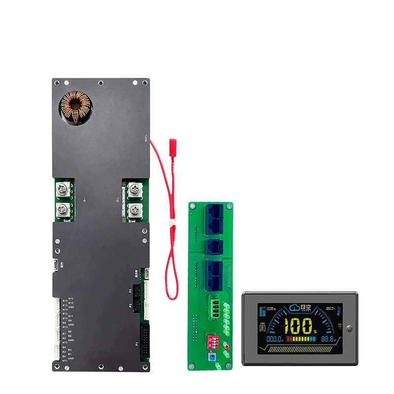 Hot sale jk 100A 150A 200A daly jikong smart bms 16S lifepo4 for Growatt Deye Victron Sma Connection