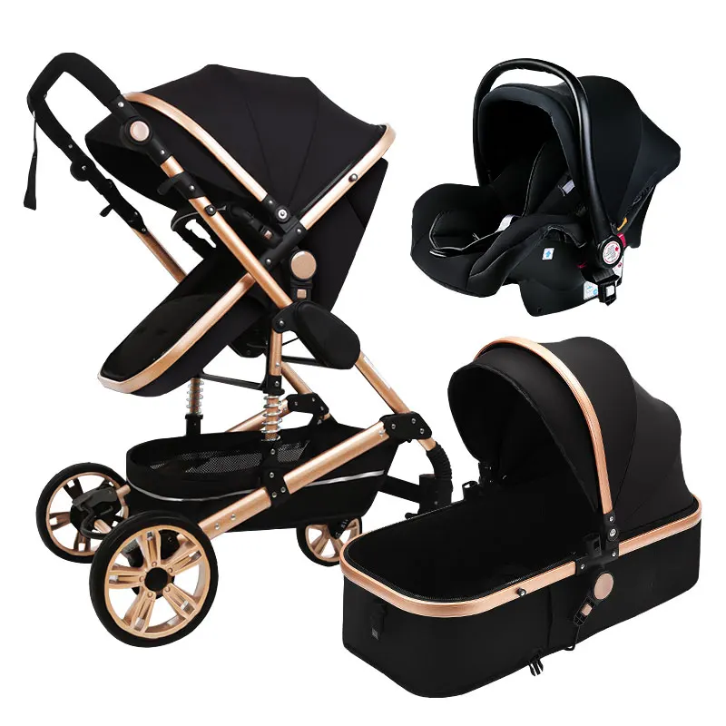 The Best Selling Taken Travel System 3 In 1 Pushchair, New Born Adjustable 3 In 1 Baby Trolley/
