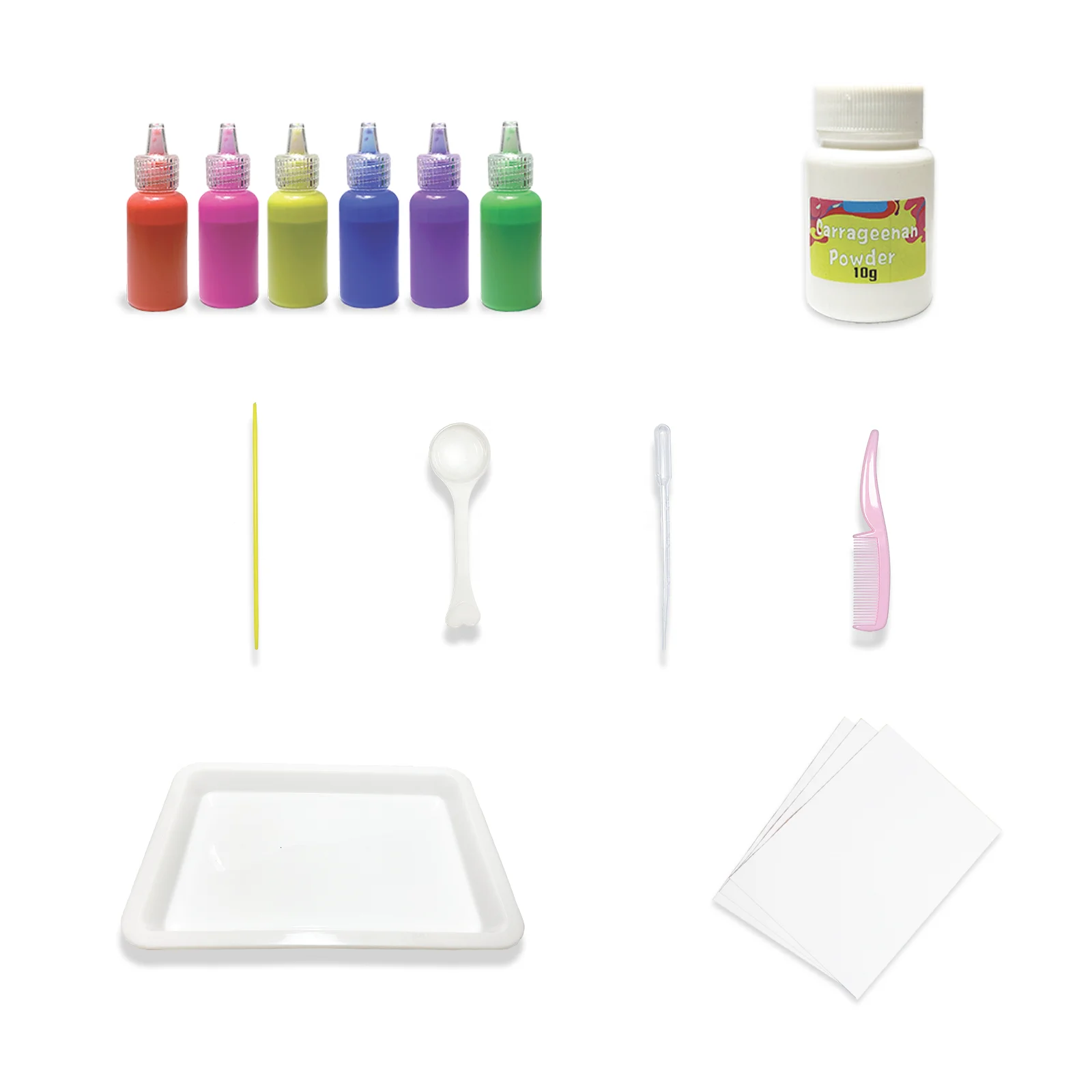 Original Factory to Customize Non-toxic DIY Water Marbling Paint Set Fit A4 or A5 Papers or Wooden Figure Surfaces