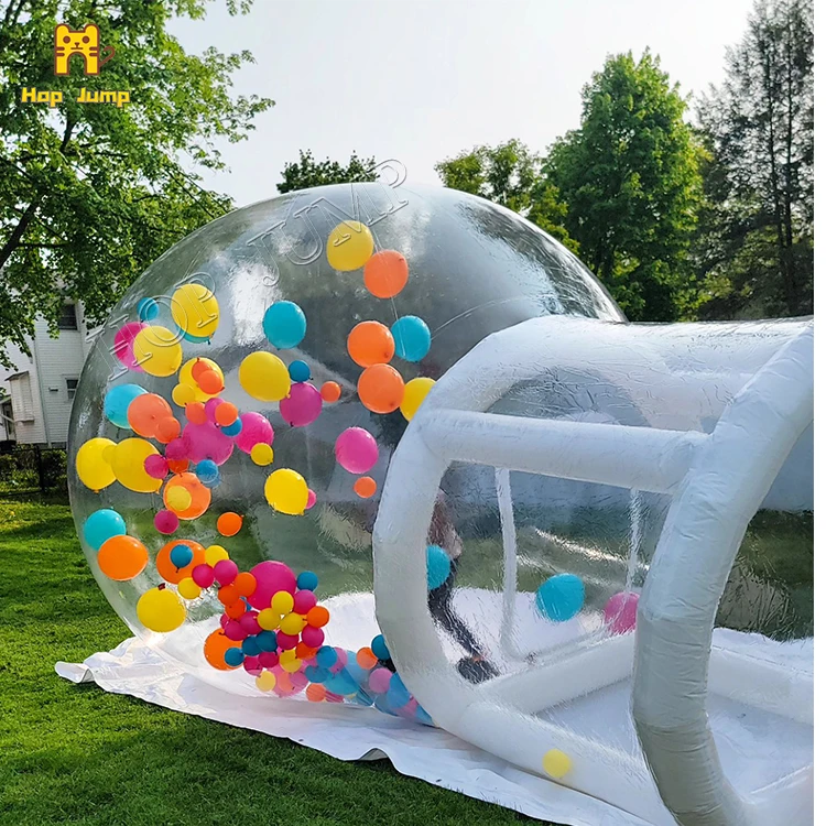 hot sale 8ft 2.5m fast delivery kids bubble house dome inflatable balloon tent with air blower and air pump