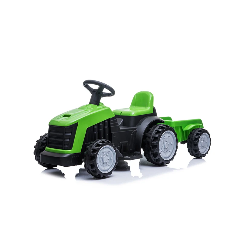 WDTR1908T  Factory wholesale low price 6V baby electric car rechargeable kids ride on toy tractor  with bucket