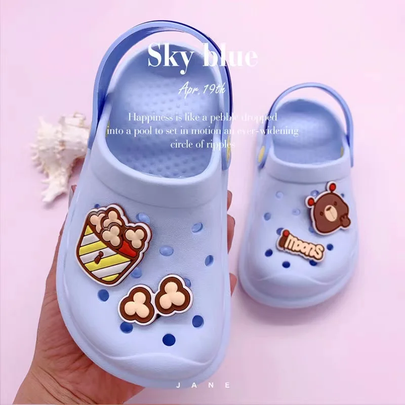 
2021 ba by girl sandals cartoon mesh ba by shoes soft Ba by Sandals & Slippers 