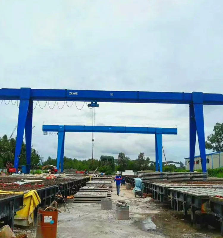 MH type universal 15ton electric hoist single beam gantry crane