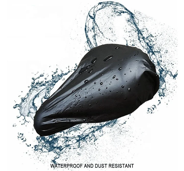 Bicycle saddle waterproof cover Bicycle seat PVC waterproof seat cover Hot pressure rain cover