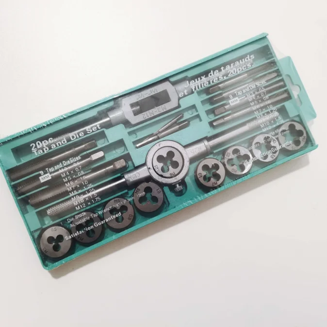 Tap Die Combination Set Manual Thread Drill Bit Tool Thread Opener Thread Tapping Device