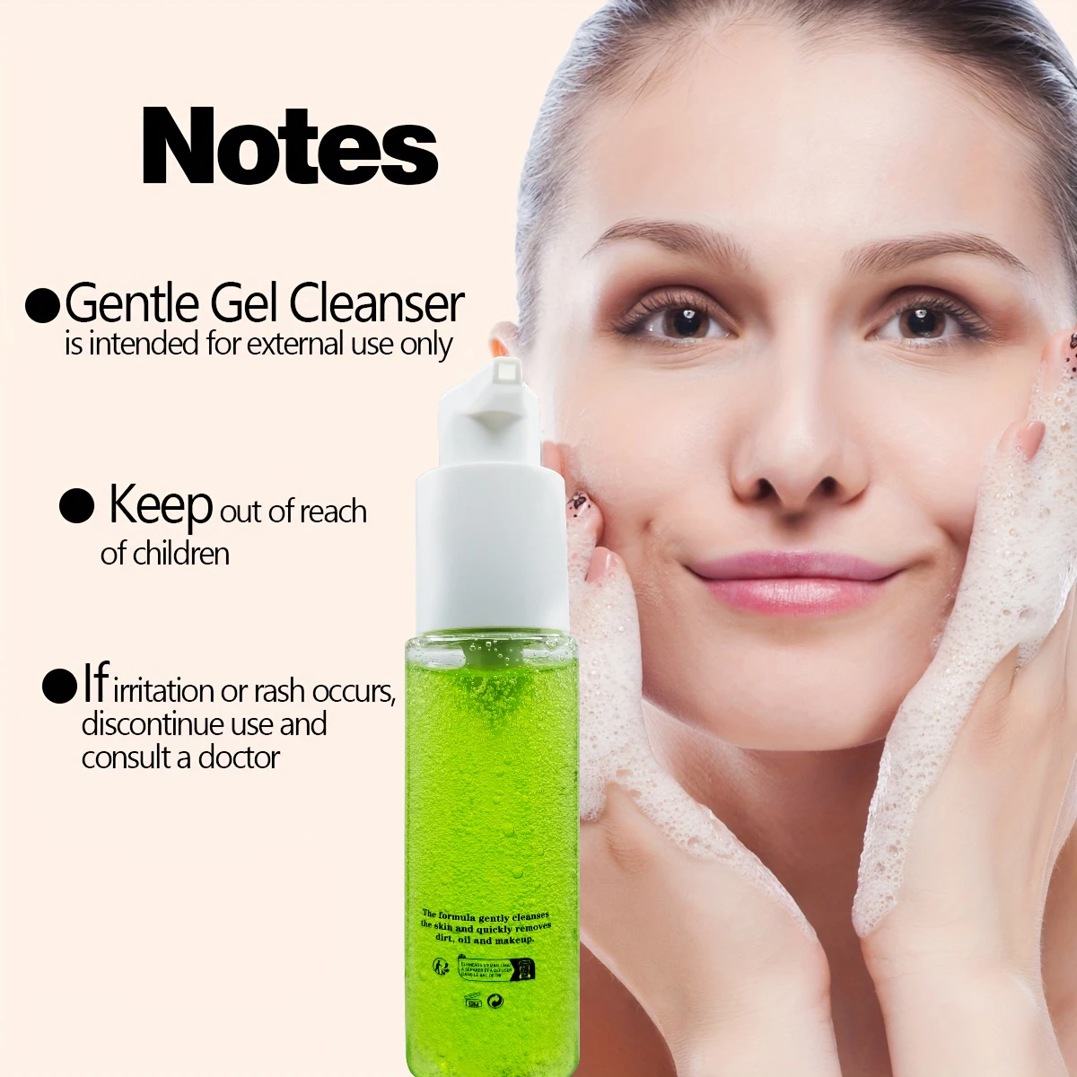 Sefralls Aloe Vera Cleansing Gel Nature Soothing & Moisture Cream Face Wash for Deep Cleansing 98ml/3.14fl.oz