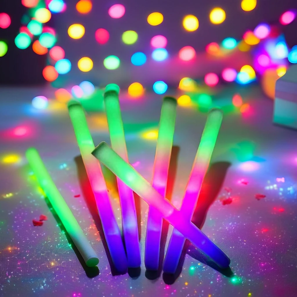 Светящиеся СВЕТОДИОДНЫЕ Палочки Rave Foam