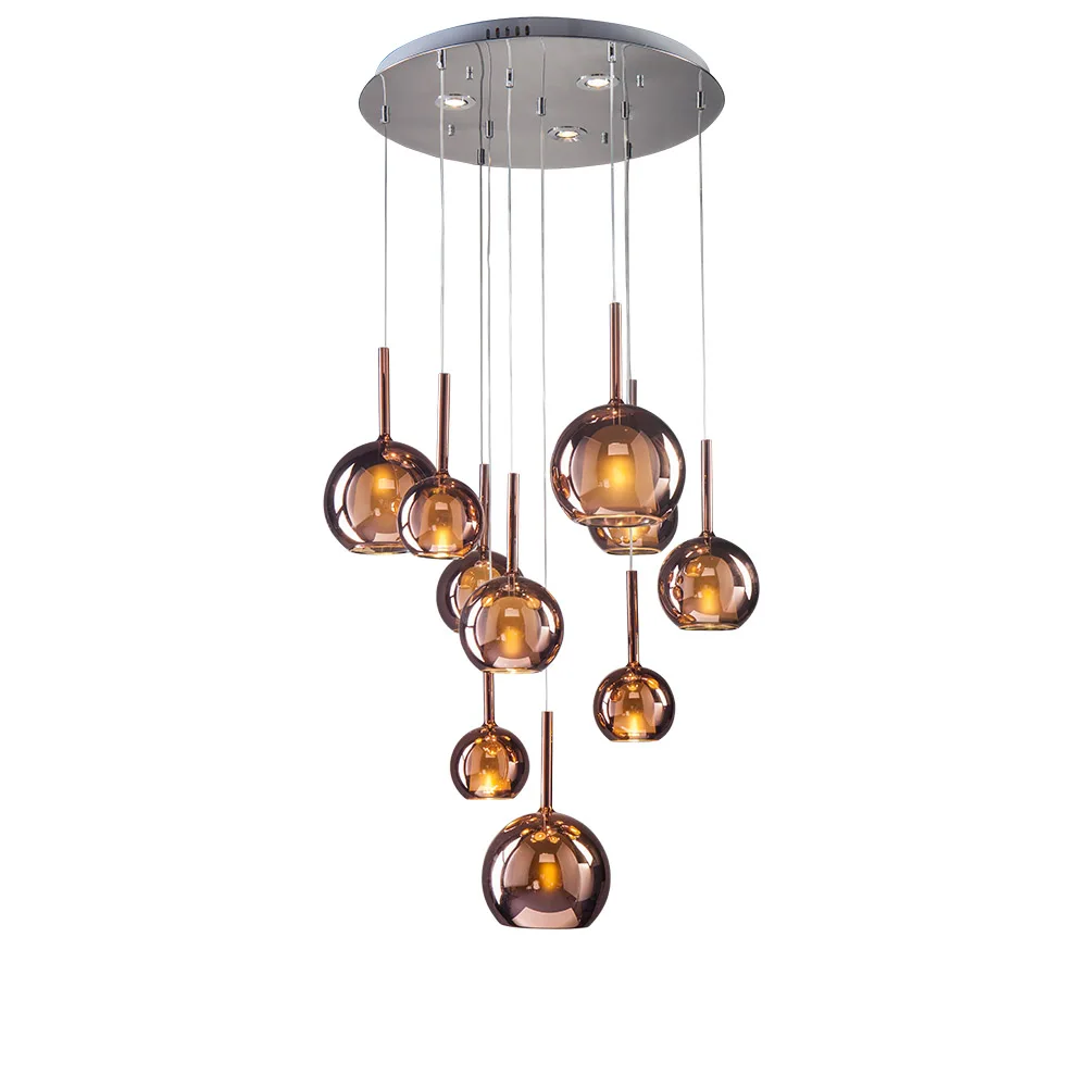 Nordic Decorative Kitchen Dining Room Hanging Lighting China  Modern Luxury Blown Glass Pendent Chandelier ZhongShan Light