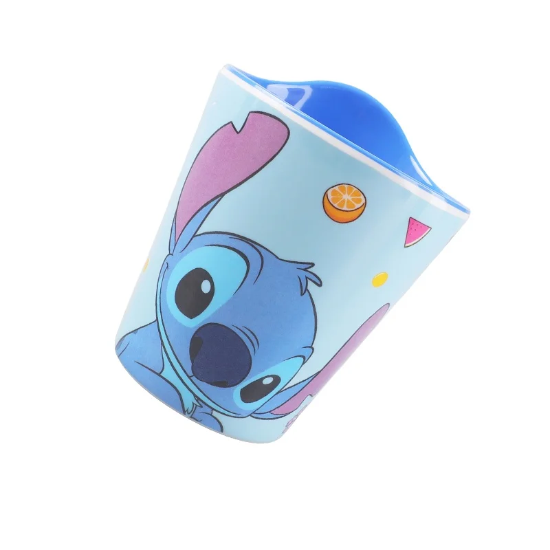Disney Stitch mugs Melamine,tablewares drink water dining ware Kids cup dinnerware