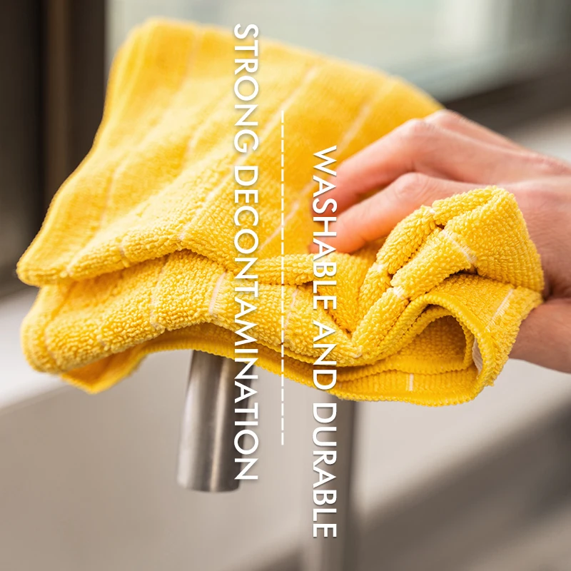 Cleaning products for household All Purpose Microfiber Towels Clean Dust Absorbent Dish Rags Cleaning Cloths for House Kitchen