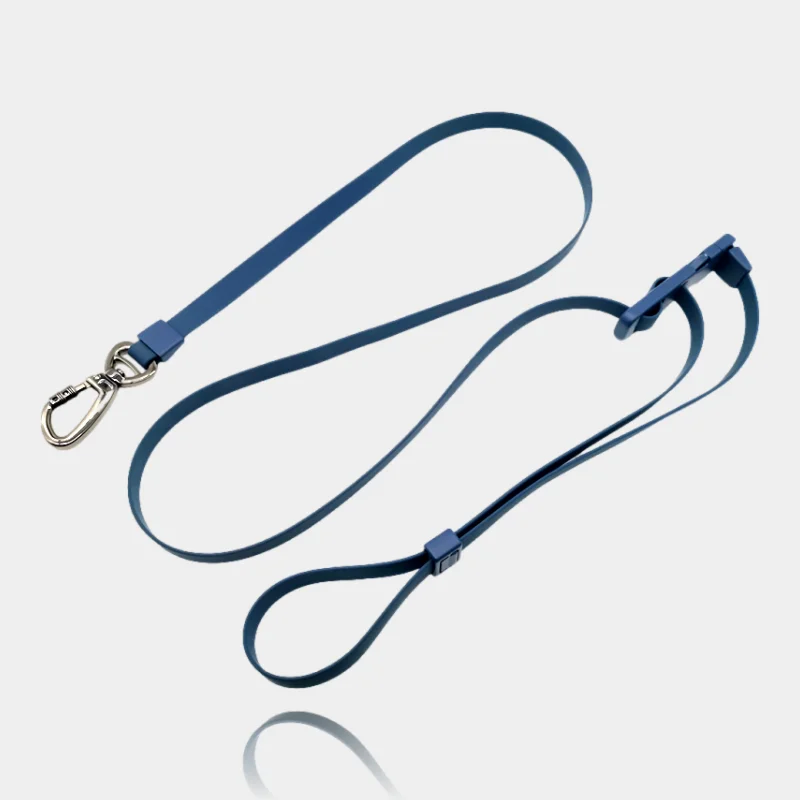 OEM ODM Customized 3 in 1 Multi Function Adjustable Length Waterproof PVC Hands Free Dog Leash for Small Medium Large Breeds