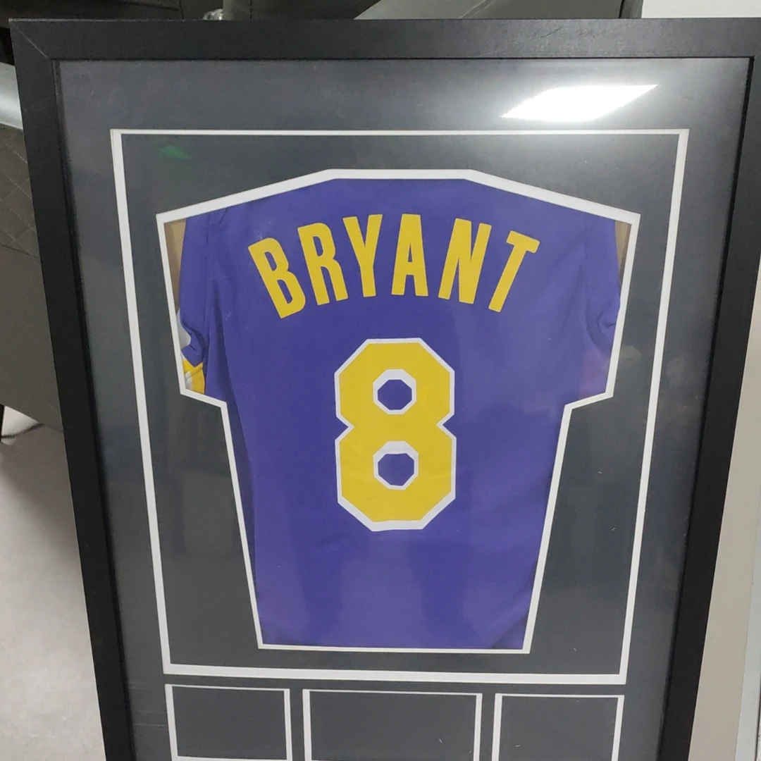 MDF Wood Photo Frame With Plastic glass Jersey Display box Jersey Frame Display Case Poster Shadow Box