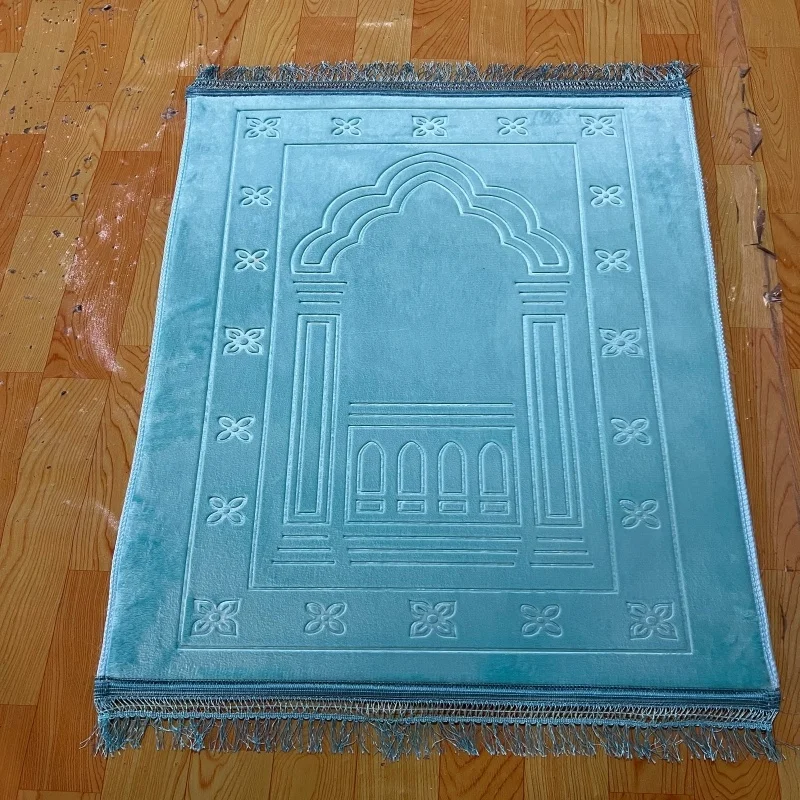 Manufacturer  Turkey Sajadah Muslim Prayer rug praying mat Islamic coral velvet in China  carpets and rugs  praying mat islamic