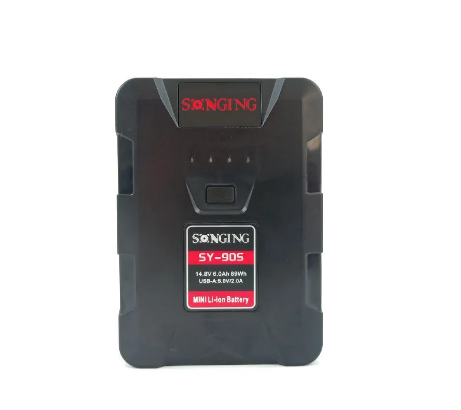 SONGING V Lock Battery 89WH SY-90S V Mount Battery Camera Lithium Batteries D-Tap Micro USB