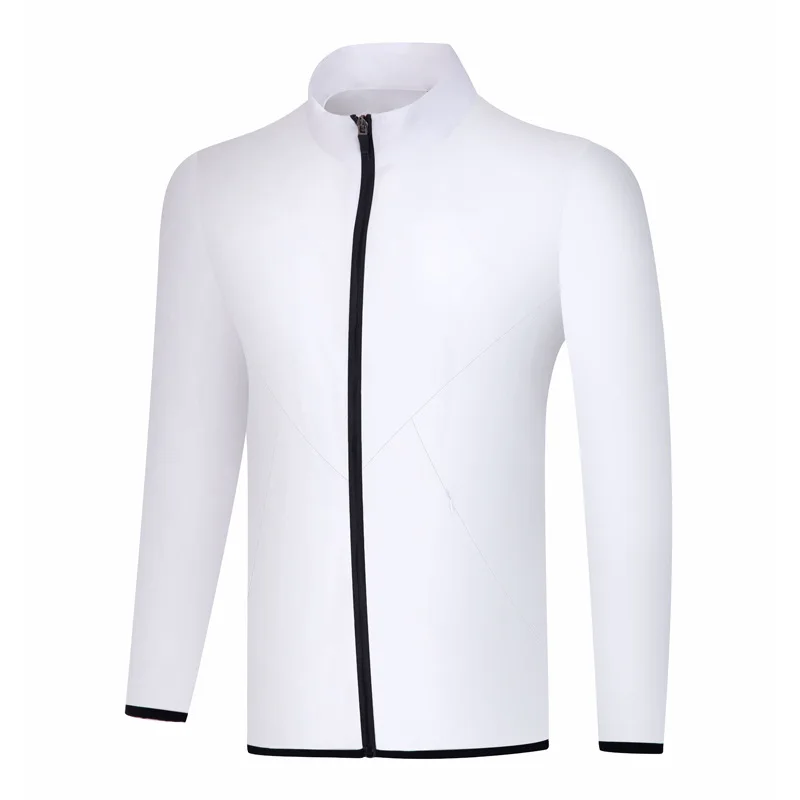 OEM Custom Quick Drying Breathable Jacket Golf Long Sleeved Jersey Golf Coat For Men