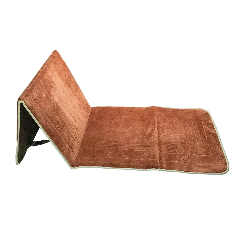 Waterproof Luxury Folded Soft Embossed Foam Padded Prayer Rug Bag Sajadah Ramadan Muslim Prayer Mat