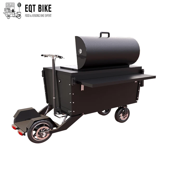 Large outdoor gas cart food cart Mobile BBQ Bike