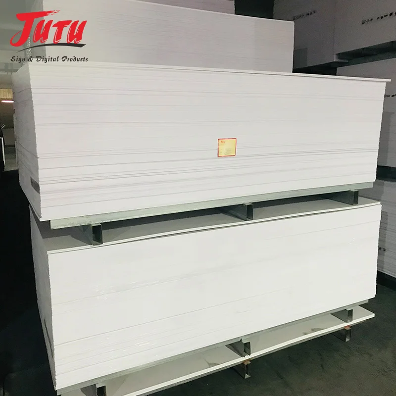 Factory price carving pvc foam board processing horse handicraft white density rigid 3mm pvc foam board