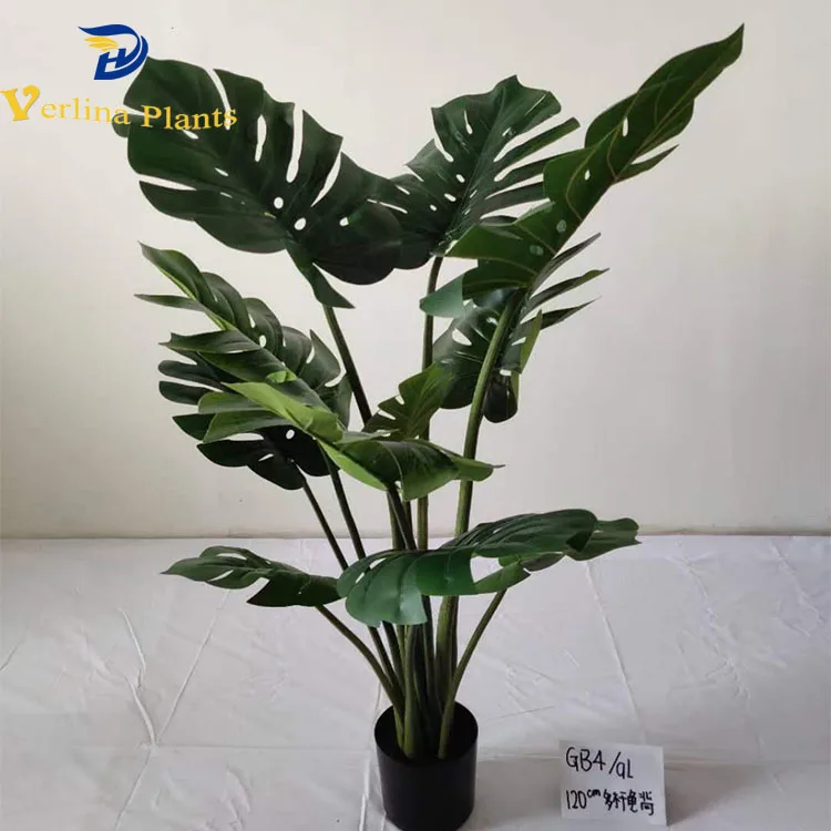 Hot sale Artificial Monsteras Leaves Plants for home house ornamental