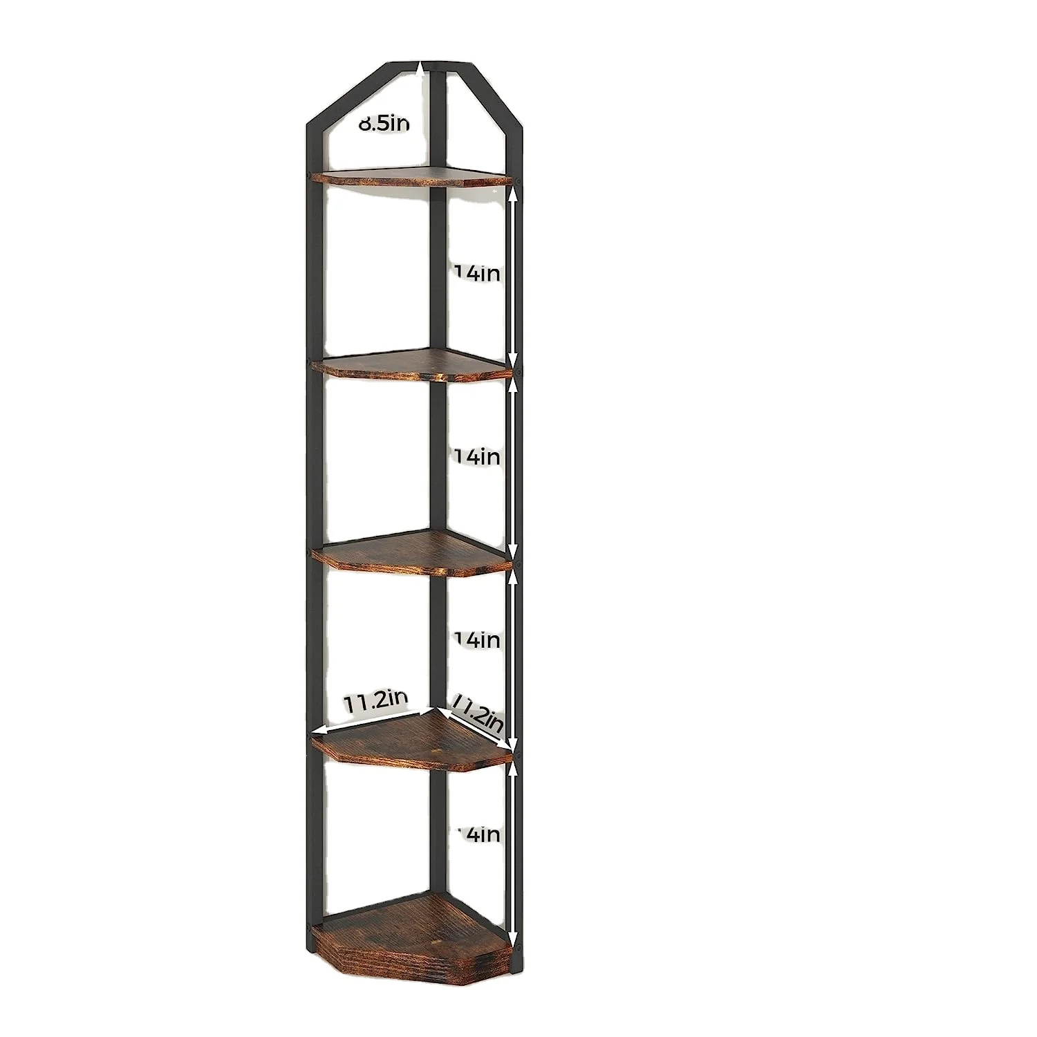 5-ярусная угловая полка