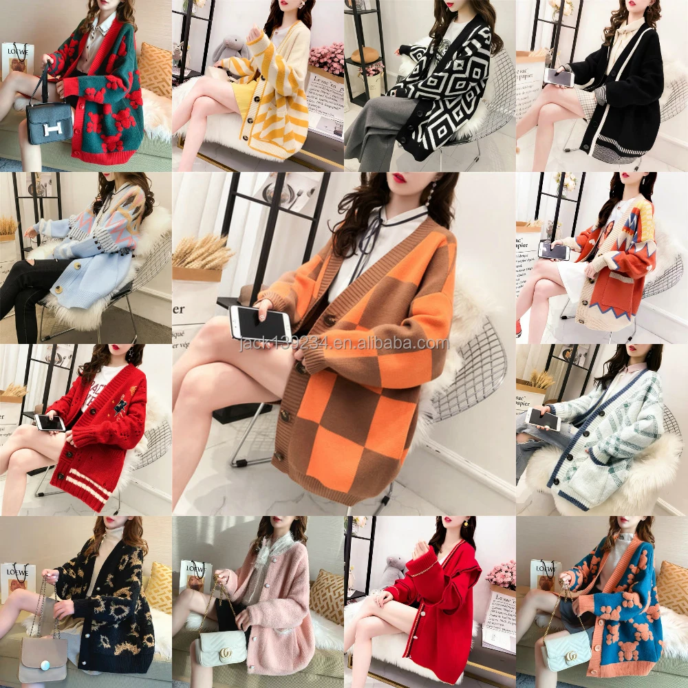 2022 Low Price Wholesale Cardigan Ladies Autumn Winter Women Cardigan Sweater