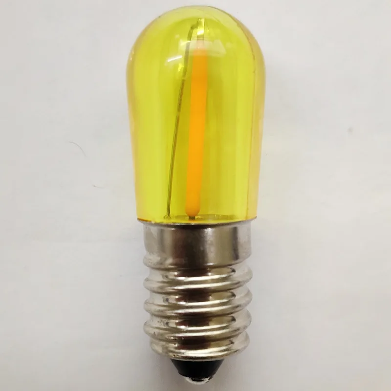 B19 Colorful Papaya Bulb LED Christmas Outdoor Decoration 1FILAMENT Window Display Advertising E14 Base DC/AC Power Garden