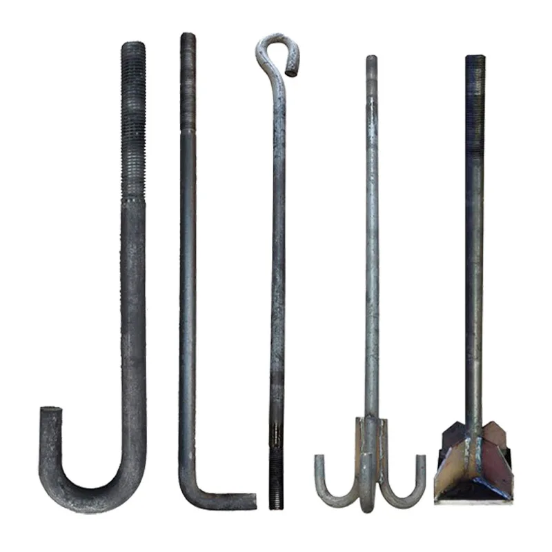 Factory Custom Carbon Steel l Type J Type L Type Anchor Non-standard Ground Bolt with hook