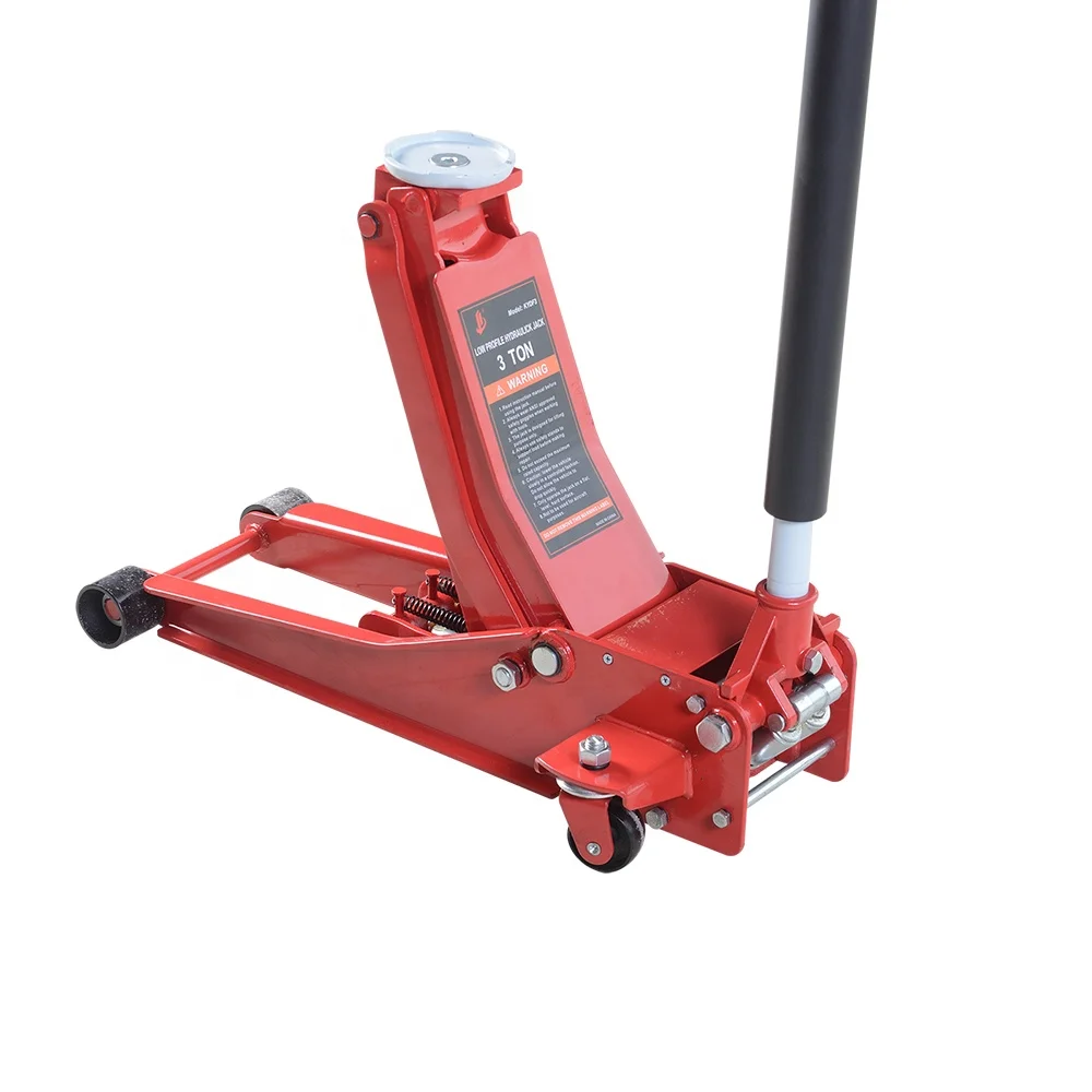 NANFANG CE Approved 3000KG low profile steel floor jack double pump quick lift hydraulic jack