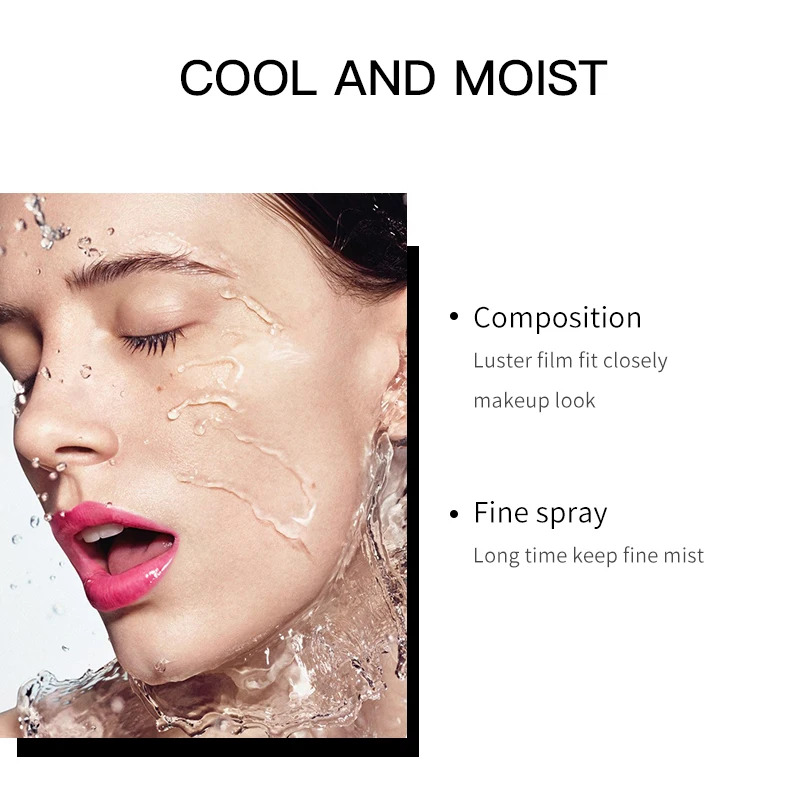 
Hydrating makeup finish spray vegan setting makeup body highlighter transparent spray watery with flash 