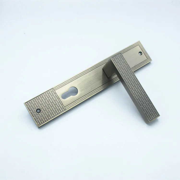 Wholesale custom barand Full Aluminum handle  high quality Africa market door handle lock