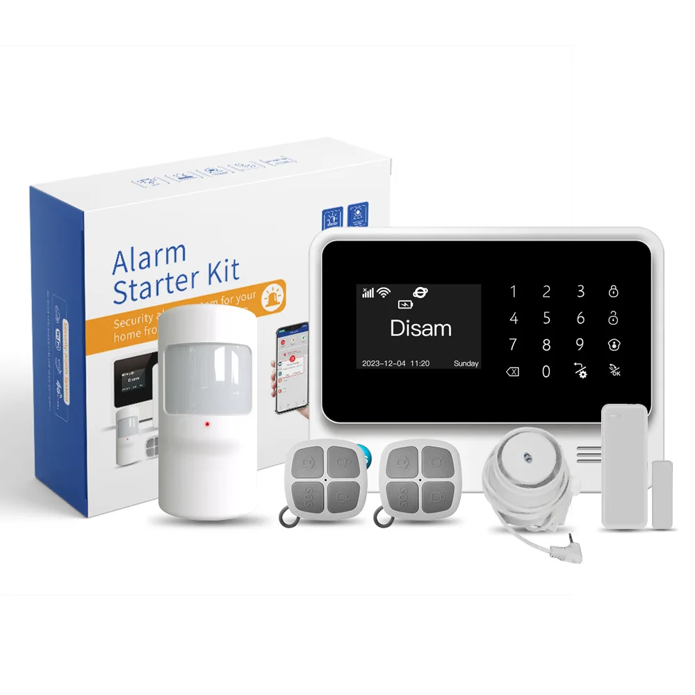 WiFi security alarm system working with both APP and CMS for house use