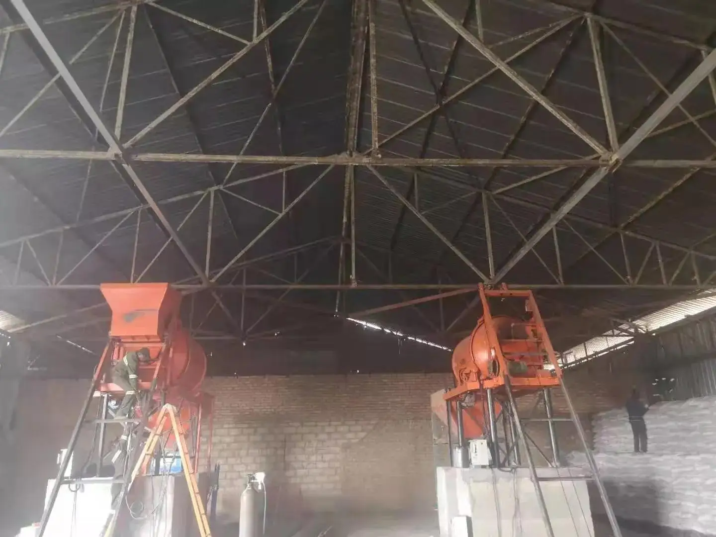 Organic Compound NPK Fertilizer Raw Materials  Blender Machine