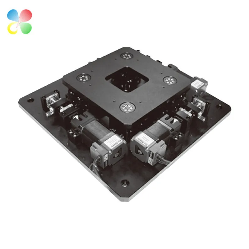 C&K 120*120mm Factory Selling UVW Electric Positioning Stage Multi Axis Translation Stage For Optical Instrument Motorized Stage