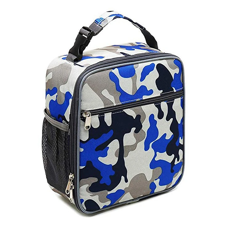 Сумка-холодильник из ткани Оксфорд с камуфляжным принтом для взрослых, изолированная сумка для ланча