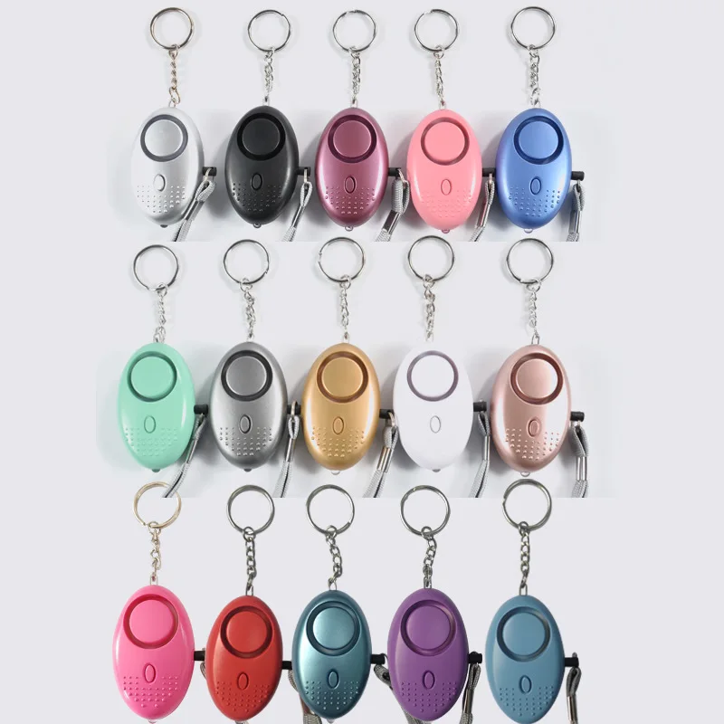 2023 Hot Sale 130dB Siren Emergency Security Personal Self Defense Keychain Alarm for Women