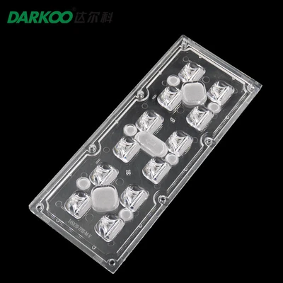 LED Lens glass lenses CE ROSH 90 degree outdoor lighting flood lamp street light smd led chip lens