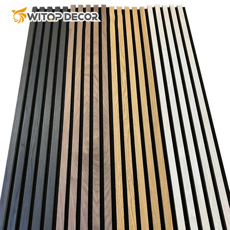 Wall Decoration Absorbs Sound Polyester Acoustic Panel Sale Black Light Decorative Style Graphic Room Office Technical Color Tex