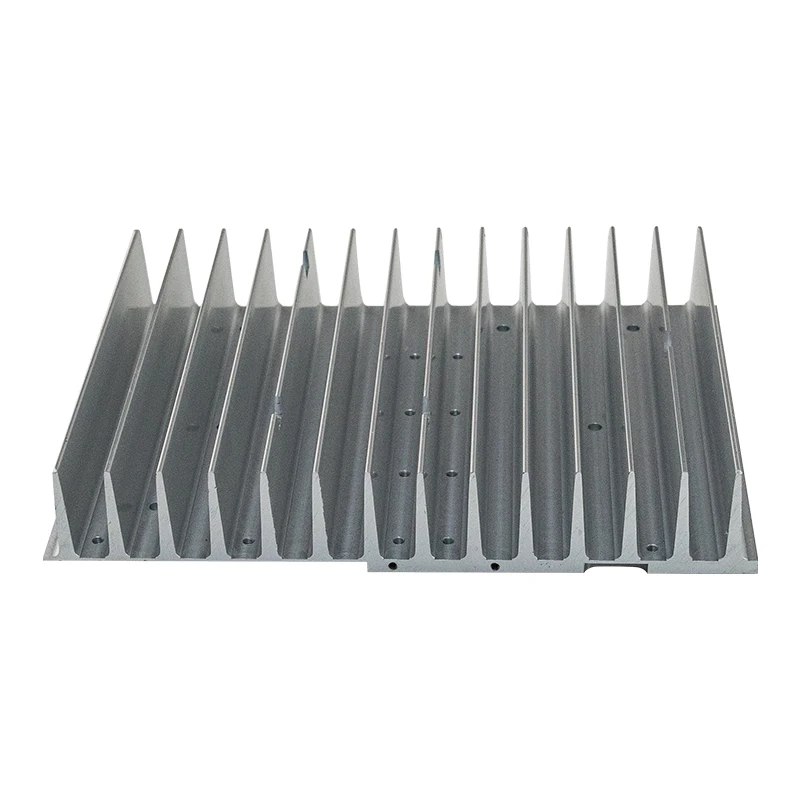 80W Custom Extruded LED Lamp Light Amplifier Anodize Customized CNC Machining Extrusion Heatsink