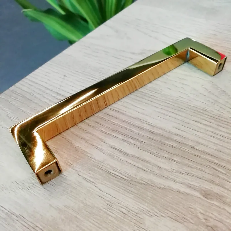 Mirror Golden Stainless Steel Interior Shower Kitchen Glass Door Handle