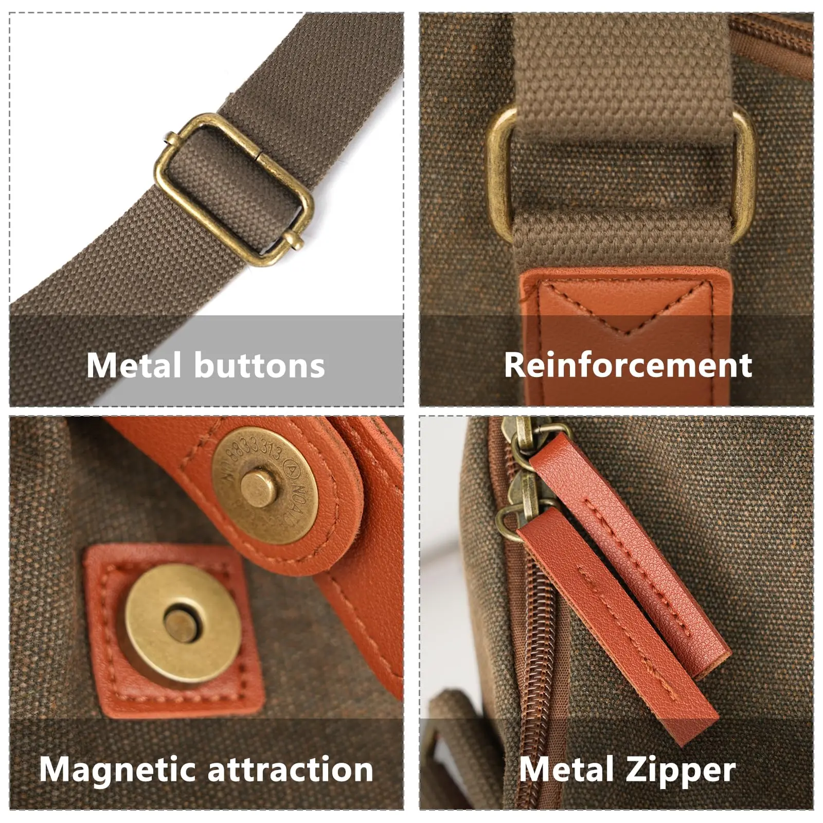 Custom Canvas Travel Little Vintage Camera Gear Bag Shoulder Small Waterproof Dslr Crossbody Camera & Video Bags for Photography