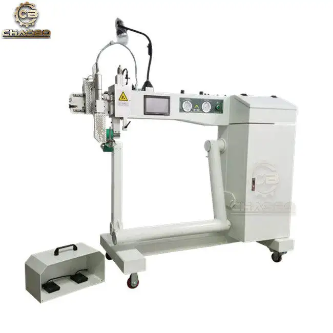 Lengthen  pe tarpaulin hot air welding machine curve seam hot air welding machine for tarpaulin