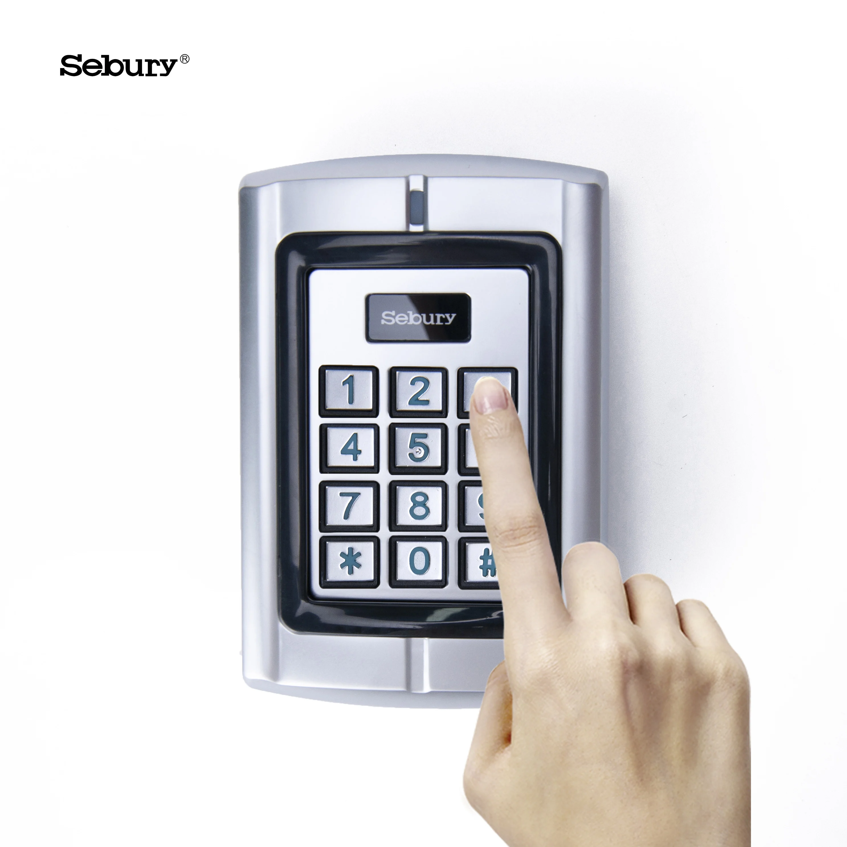 Sebury  Access Control kits Metal Keypad +magnetic lock+exit button and so on anti-vandal metal keypad