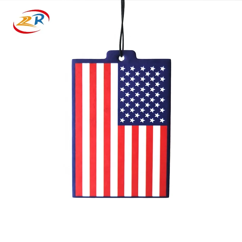 
 Подвесной бумажный автомобильный освежитель воздуха/освежитель воздуха с американским флагом  