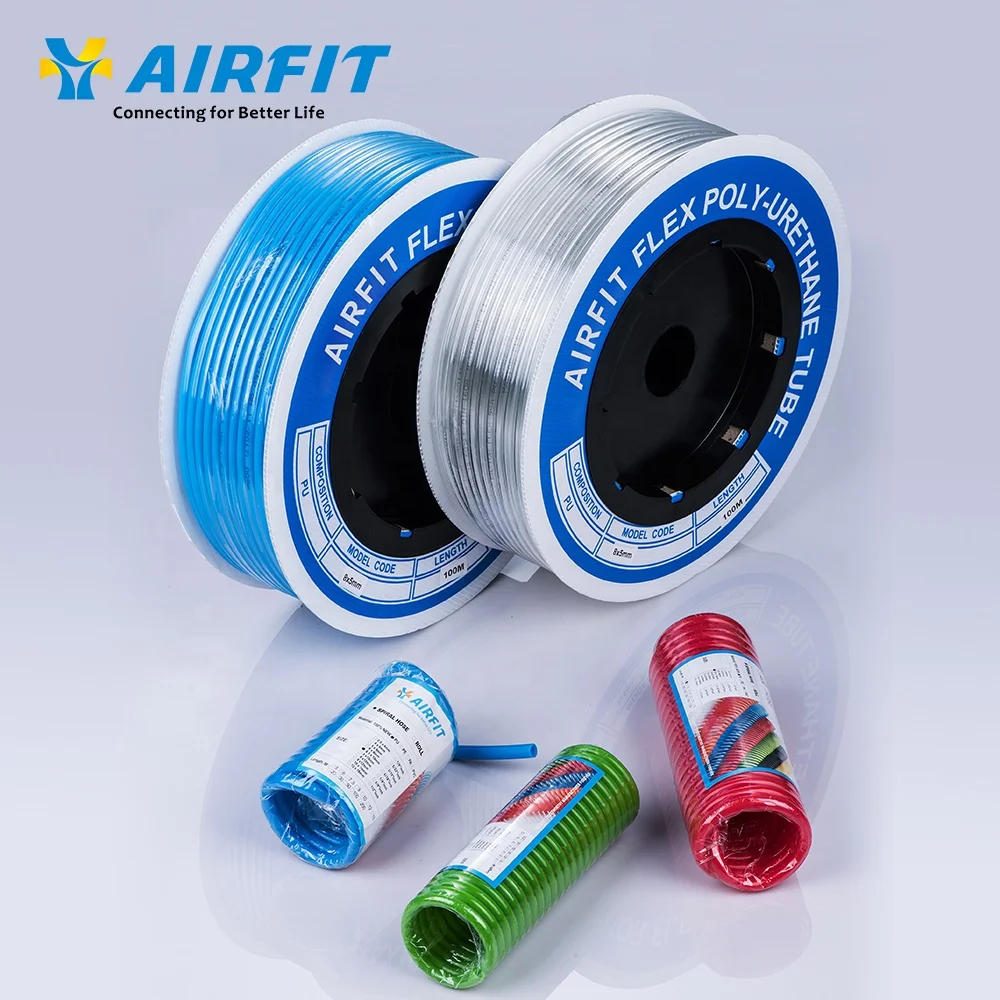  Пневматический трубчатый компрессор Airfit PA6 PA11 PA12 200 м OD 6 мм промышленный нейлоновый воздушный шланг высокого давления