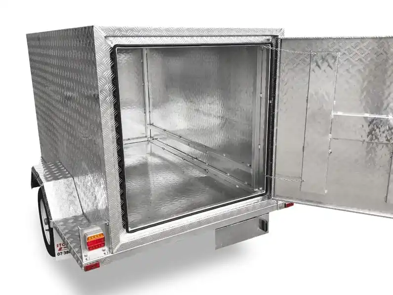 750 Kg 6*4 Ft Low Moq Manufacturer Enclosed Luggage Trailer For Suv