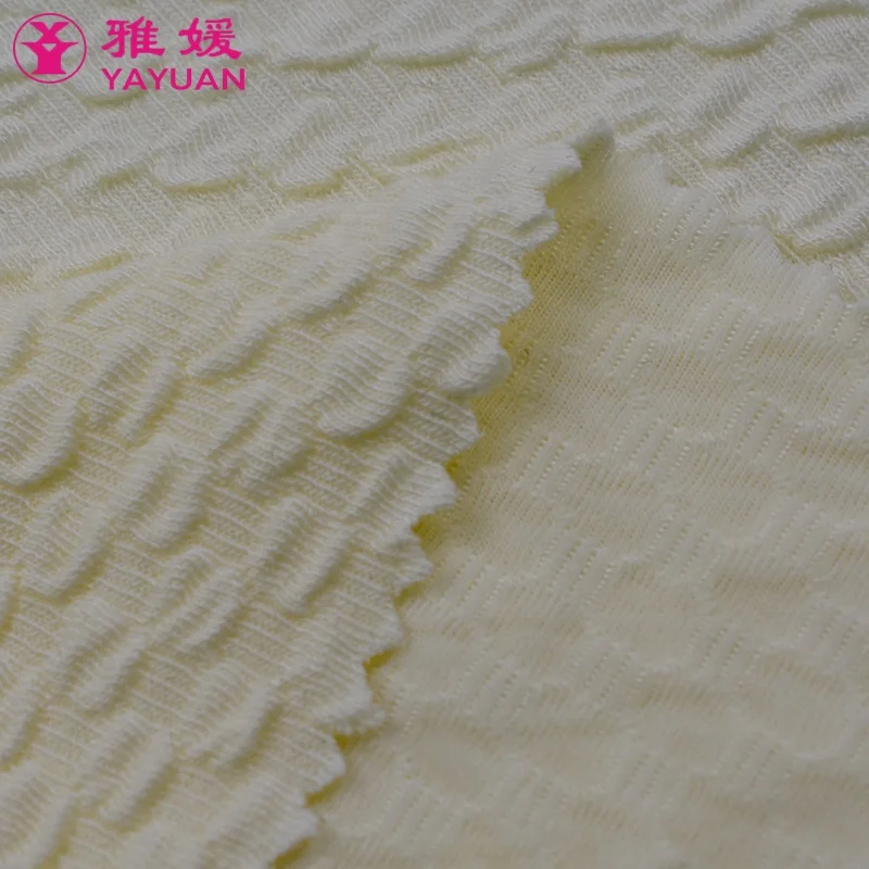 Popular rib jacquard fabric 70% rayon&cotton 23% nylon 7% spandex panty fabric rayon cotton nylon spandex fabric